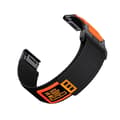 Pikkukuva 3 / 4: INF Garmin Fenix 8 Nylonpunosranneke Musta 22 mm