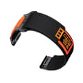Pikkukuva 4 / 4: INF Garmin Fenix 8 Nylonpunosranneke Musta 22 mm