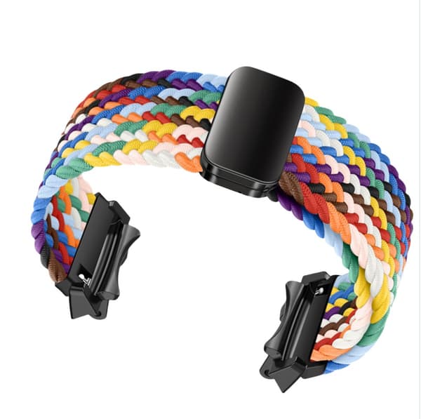 INF Nylonløkkestropp til Amazfit T-Rex 3 - Kamuflasjevevd magnetisk