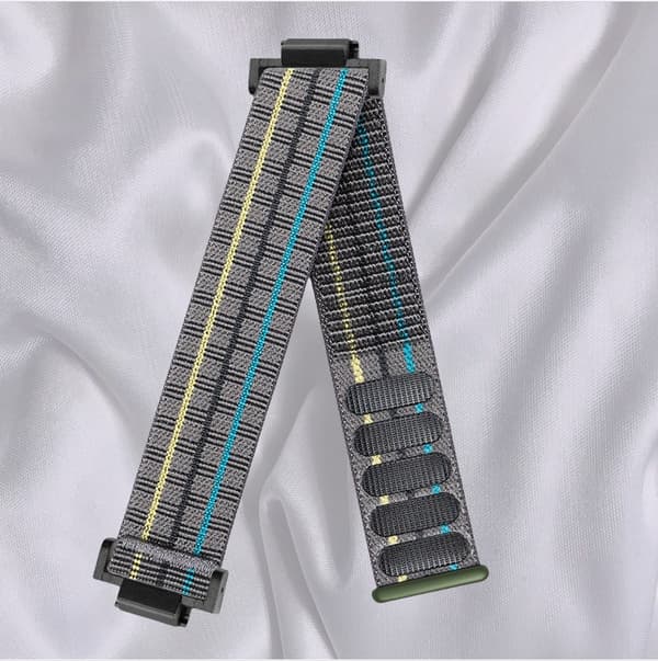 INF Høy elastisk nylonrem for Casio G-SHOCK GA110/700/DW-5600 Svart+grå