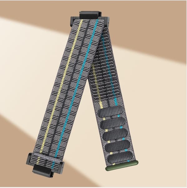 INF Høy elastisk nylonrem for Casio G-SHOCK GA110/700/DW-5600 Svart+grå