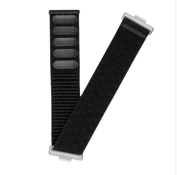 INF Elastisk nylonløkkestropp for Huawei Watch Fit 4 Pro Sort