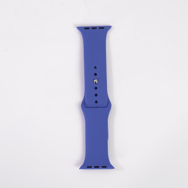 Ljus Blå Silikonarmband till Apple Watch 42mm 44mm 45mm 49mm – Mjukt & Justerbart Sportarmband för iWatch Ultra, SE, Series 9/8/7/6/5/4/3/2/7