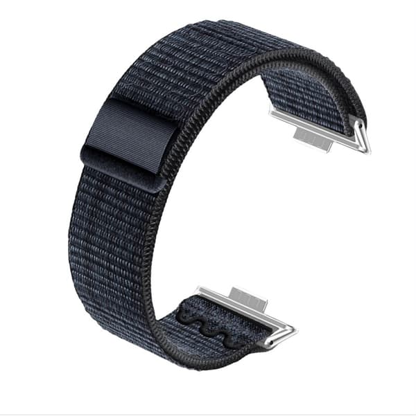 INF Stilig nylonløkkestropp for Huawei Watch Fit 4 Pro Marineblå