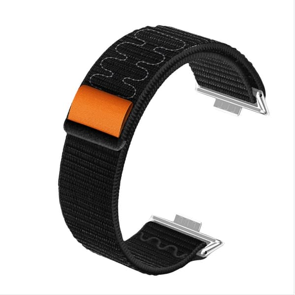 INF Tyylikäs nylonlenkkihihna Huawei Watch Fit 4 Pro -kellolle Musta