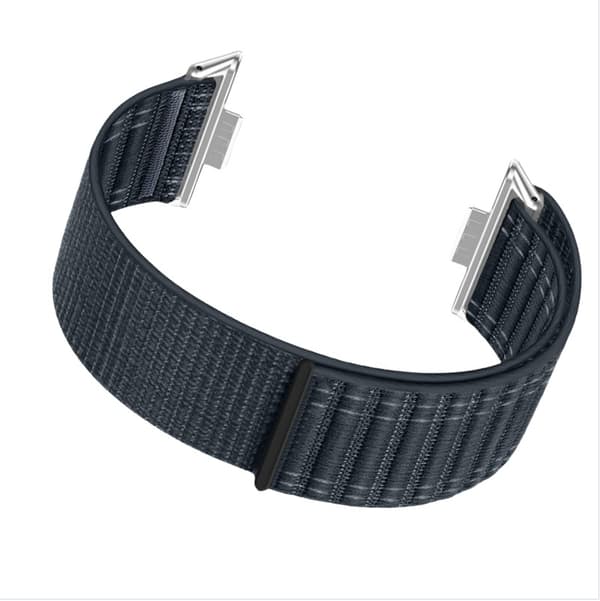 INF Stilig Vevd Nylonløkke for Huawei Watch Fit 4/Fit 3 Blå