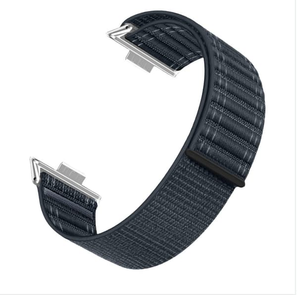 INF Stilig Vevd Nylonløkke for Huawei Watch Fit 4/Fit 3 Blå