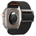 Miniatyrbild 2 av 6: Spigen Fit Lite Ultra – Armband för Apple Watch 42/44/45/49 mm (Svart)