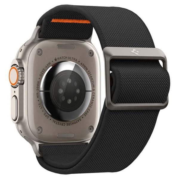 Spigen Fit Lite Ultra – Armband för Apple Watch 42/44/45/49 mm (Svart)