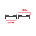 Miniatyrbilde 3 av 4: INF Premium metallkoblinger for Honor Watch Fit - 20mm Sort
