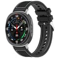 Miniatyrbillede 4 af 11: INF Vævet nylonrem til Samsung Galaxy Watch8/Classic/Ultra2 Sort