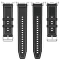 Miniatyrbillede 5 af 11: INF Vævet nylonrem til Samsung Galaxy Watch8/Classic/Ultra2 Sort