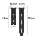 Miniatyrbillede 9 af 11: INF Vævet nylonrem til Samsung Galaxy Watch8/Classic/Ultra2 Sort