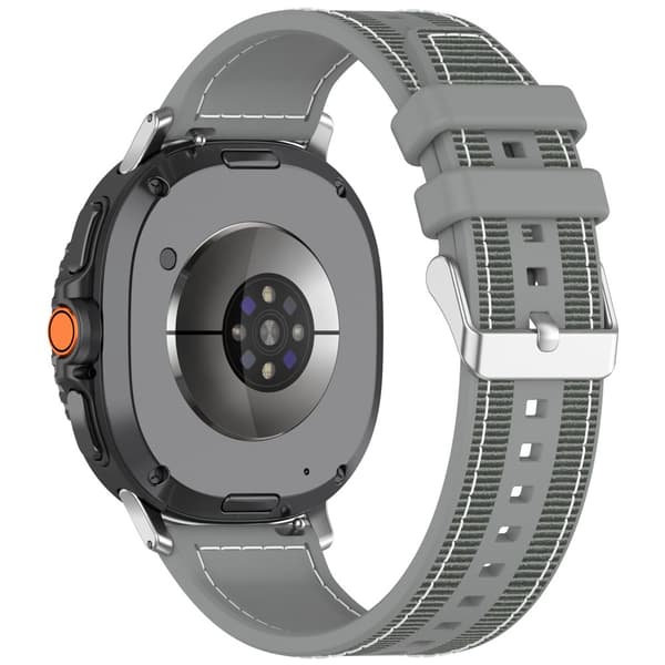 INF Vevd nylonrem for Samsung Galaxy Watch8/Classic/Ultra2 Grå