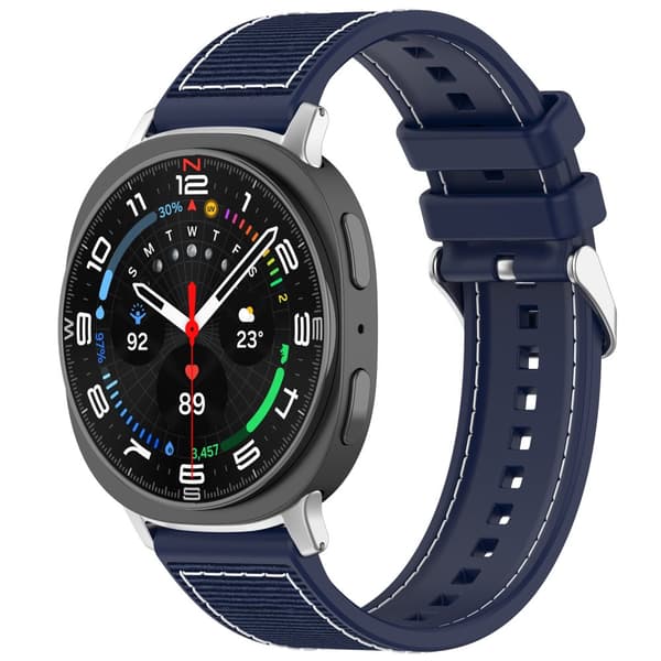 INF Vevd nylonrem for Samsung Galaxy Watch8/Classic/Ultra2 Blå