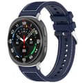 Miniatyrbilde 3 av 5: INF Vevd nylonrem for Samsung Galaxy Watch8/Classic/Ultra2 Blå