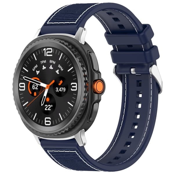 INF Vevd nylonrem for Samsung Galaxy Watch8/Classic/Ultra2 Blå