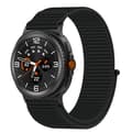Miniatyrbillede 3 af 10: INF Komfortabelt vævet rem til Samsung Galaxy Watch8/Classic/Ultra2 Sort