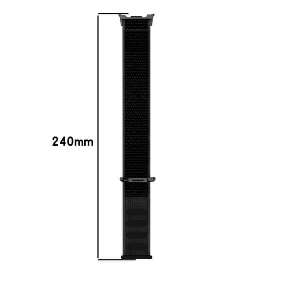 INF Komfortabelt vævet rem til Samsung Galaxy Watch8/Classic/Ultra2 Sort
