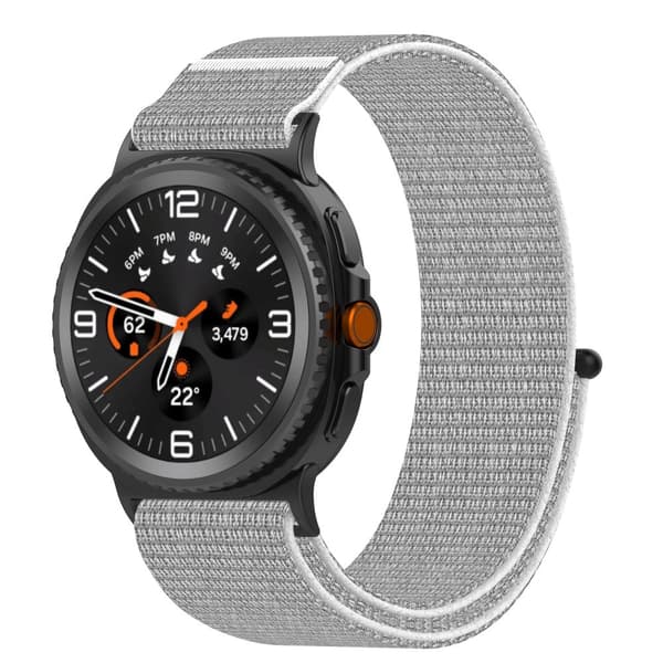 INF Komfortabelt vevd bånd for Samsung Galaxy Watch8/Classic/Ultra2 Grå
