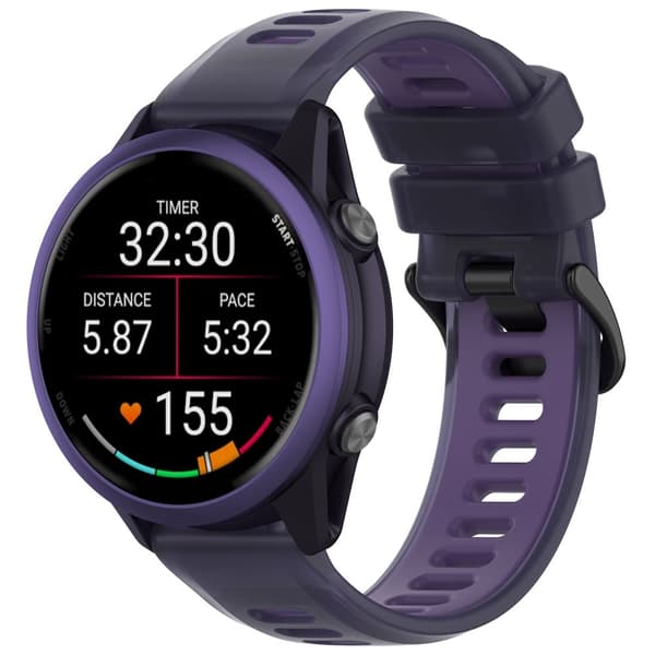 INF Garmin Forerunner 570 Jelly Strap 22mm Lilla