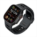Miniatyrbilde 3 av 4: INF Stilig silikonrem for Apple Watch 42/44/45/46/49mm Sort