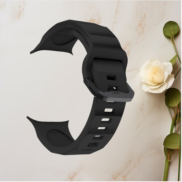 INF Silikonrem for Apple iWatch 9 Sort S