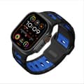 Miniatyrbilde 3 av 4: INF Stilig silikonrem for Apple Watch 42/44/45/46/49mm Svart + blå