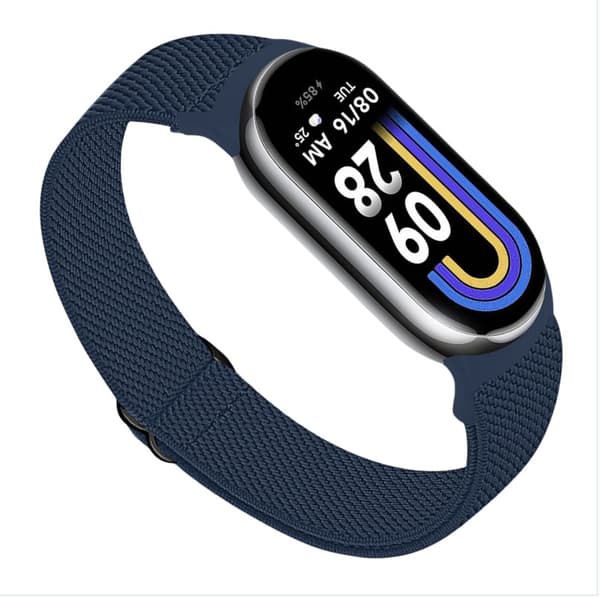 INF Elastisk nylonklokkereim for Xiaomi 8/9 (14mm) Blå