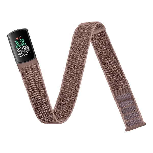 INF Komfortabelt nylonarmbånd for Fitbit Charge 5/6 Rosa