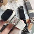 Miniatyrbilde 5 av 6: INF Stilig flettet nylon magnetisk bånd for Apple Watch S9 Rosa S