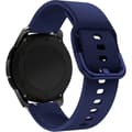 Miniatyrbild 1 av 4: Hurtel universell silikonarmband TYS för smartklocka 20 mm, mörkblå
