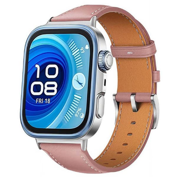 Lær klokkereim Huawei Watch Fit 4 - Rosewood pink