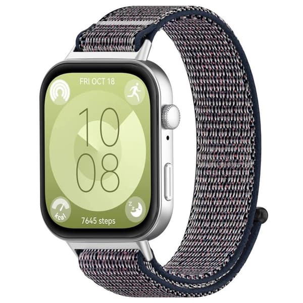 Nylon klockarmband Huawei Watch Fit 4 Pro - Midnight blue