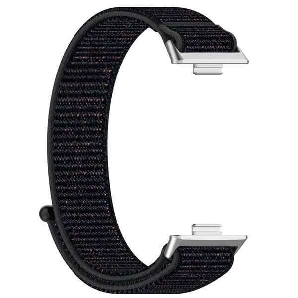 Nylon klockarmband Huawei Watch Fit 4 Pro - Black pink
