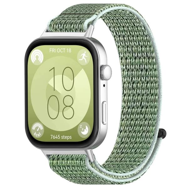Nylon klokkereim Huawei Watch Fit 3 - Marine green