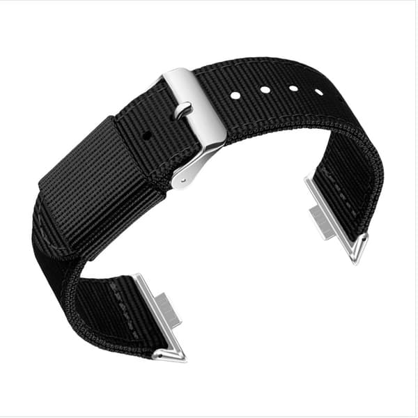 INF Stilig nylonrem for Huawei Fit 3/4/4 Pro Sort