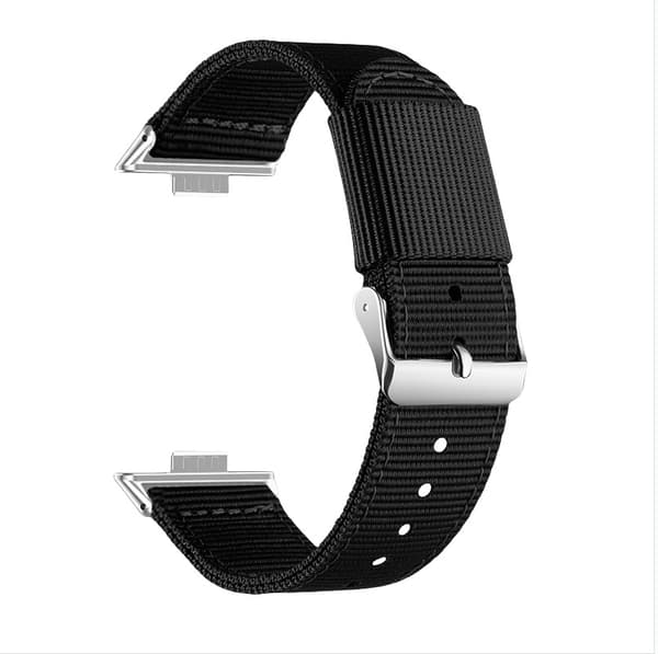 INF Stilig nylonrem for Huawei Fit 3/4/4 Pro Sort