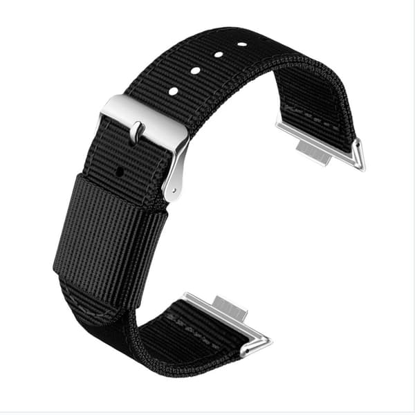 INF Stilig nylonrem for Huawei Fit 3/4/4 Pro Sort