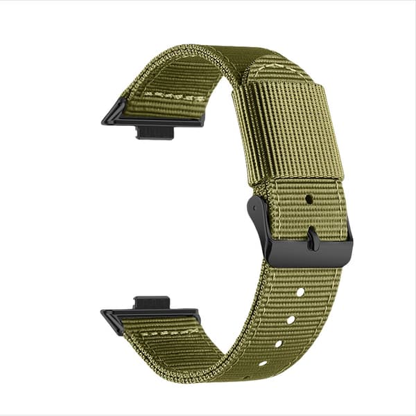 INF Stilig nylonrem for Huawei Fit 3/4/4 Pro Grønn