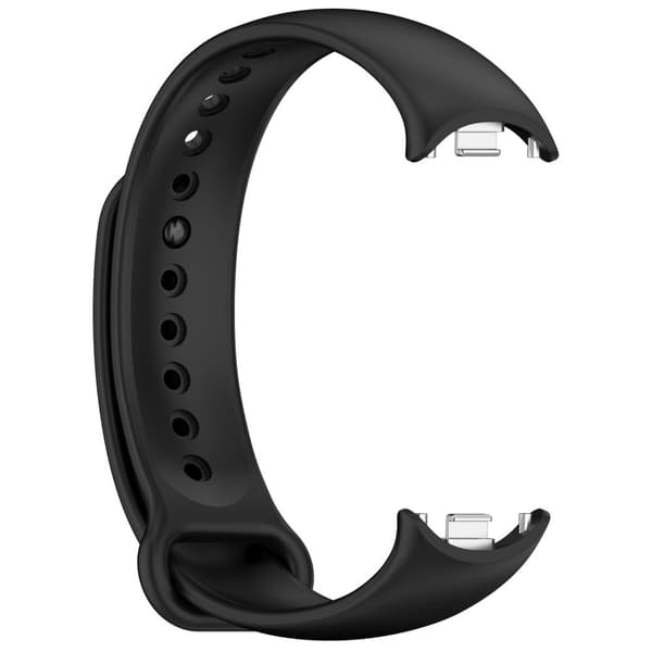 INF Stilig TPU-stropp for Xiaomi Band 8/9 (metallhode) Sort