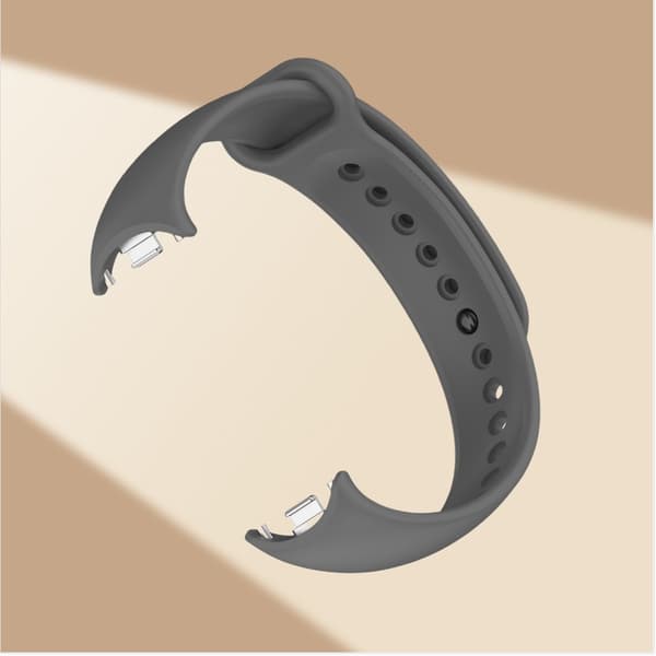 INF Stilig TPU-stropp for Xiaomi Band 8/9 (metallhode) Grå