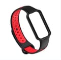 Miniatyrbilde 3 av 4: INF Stilig reim til Redmi Band 2 Svart+rød