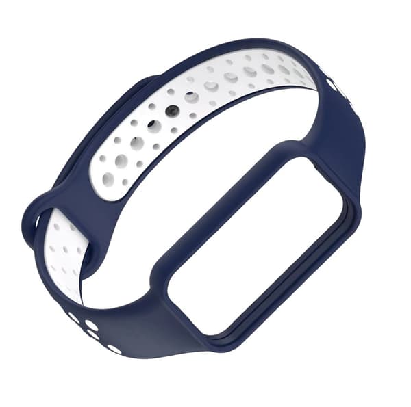 INF Stilig reim til Redmi Band 2 Hvit+blå