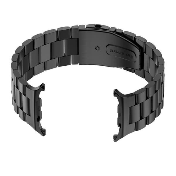 INF Rustfritt stålrem til Samsung Galaxy Watch 8 Sort