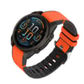 Miniatyrbild 3 av 4: INF Premium Silikon Läder Garmin Fenix 8 Armband - 20mm Orange  20 mm