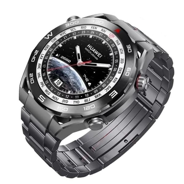 INF 22 mm titan klokkerem - grå, hurtigutløser, 3-lenke Huawei GT4 3Pro/GT2