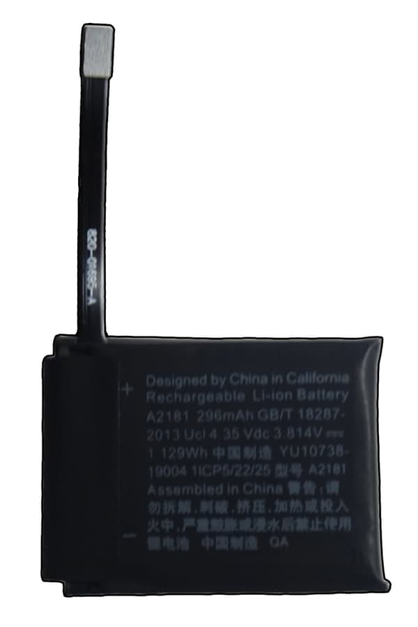 Batteri til Apple Watch SE (Gen. 1/Gen. 2) 44mm A2352 A2354 A2356 A2723 A2181 296mAh