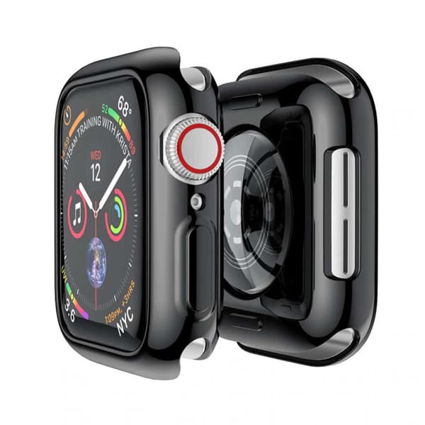 Apple Watch 7 41mm Skal Case Skärmskydd Svart