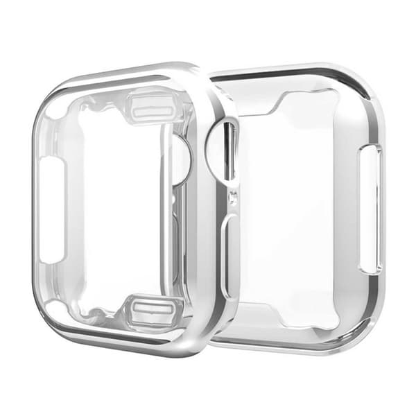 Apple Watch 7 45mm Shell Case Screen Protection Silver